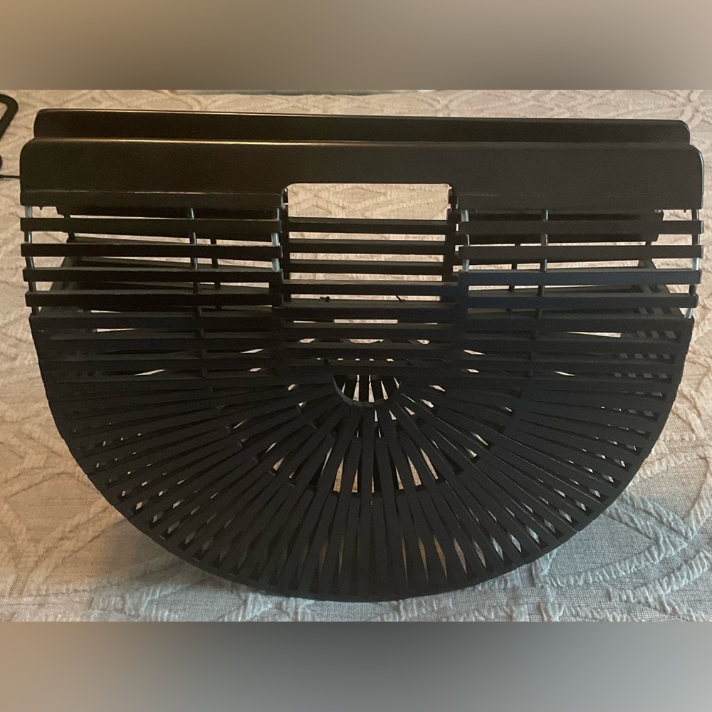 Bamboo Arc Clutch Bag